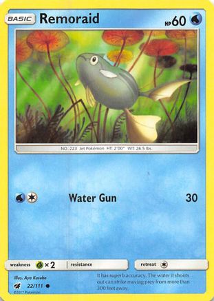 Remoraid (22/111) [Sun & Moon: Crimson Invasion]