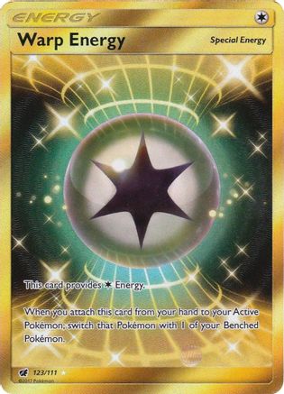 Warp Energy (Secret)  - Holofoil SM  Crimson Invasion