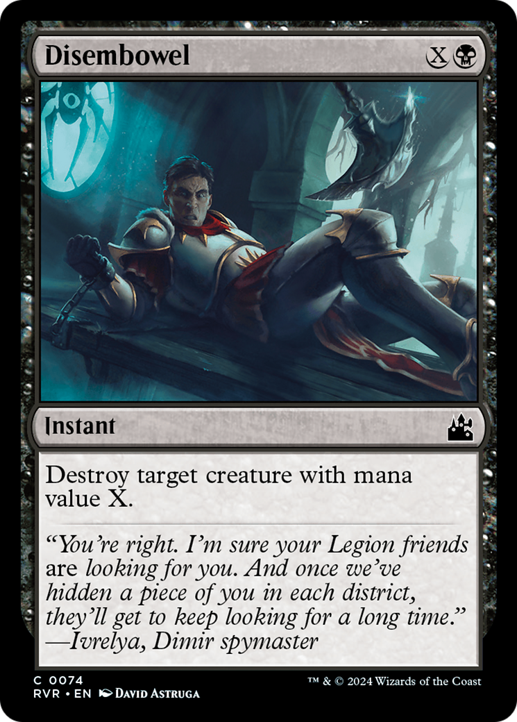 Disembowel (RVR-074)  Foil - Ravnica Remastered