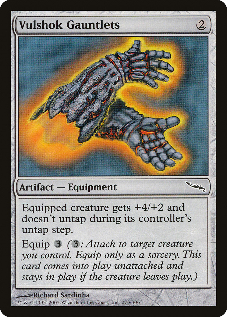 Vulshok Gauntlets (MRD-273)  - Mirrodin
