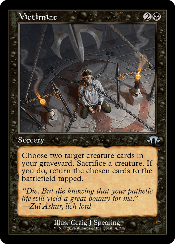 Victimize (Retro Frame) (MH3-413)  Foil - Modern Horizons 3
