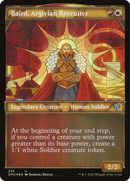 Baird, Argivian Recruiter (Textured Foil) (DMU-335)  Foil - Dominaria United: (Showcase)