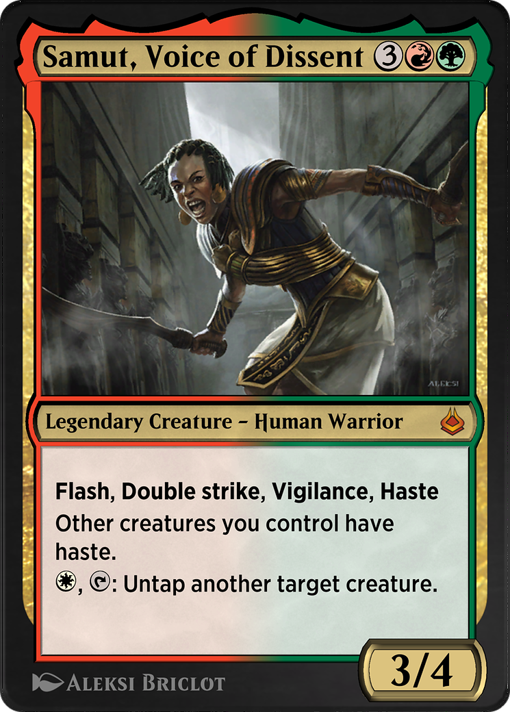 Samut, Voice of Dissent (AKR-258)  - Amonkhet Remastered