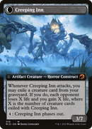 Hostile Hostel (Extended Art) (MID-379)  Foil - Innistrad: Midnight Hunt: (Extended Art, Double Faced Transform)