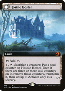 Hostile Hostel (Extended Art) (MID-379)  Foil - Innistrad: Midnight Hunt: (Extended Art, Double Faced Transform)