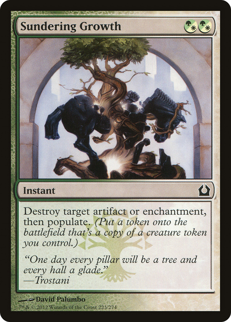 Sundering Growth (RTR-223) - Return to Ravnica