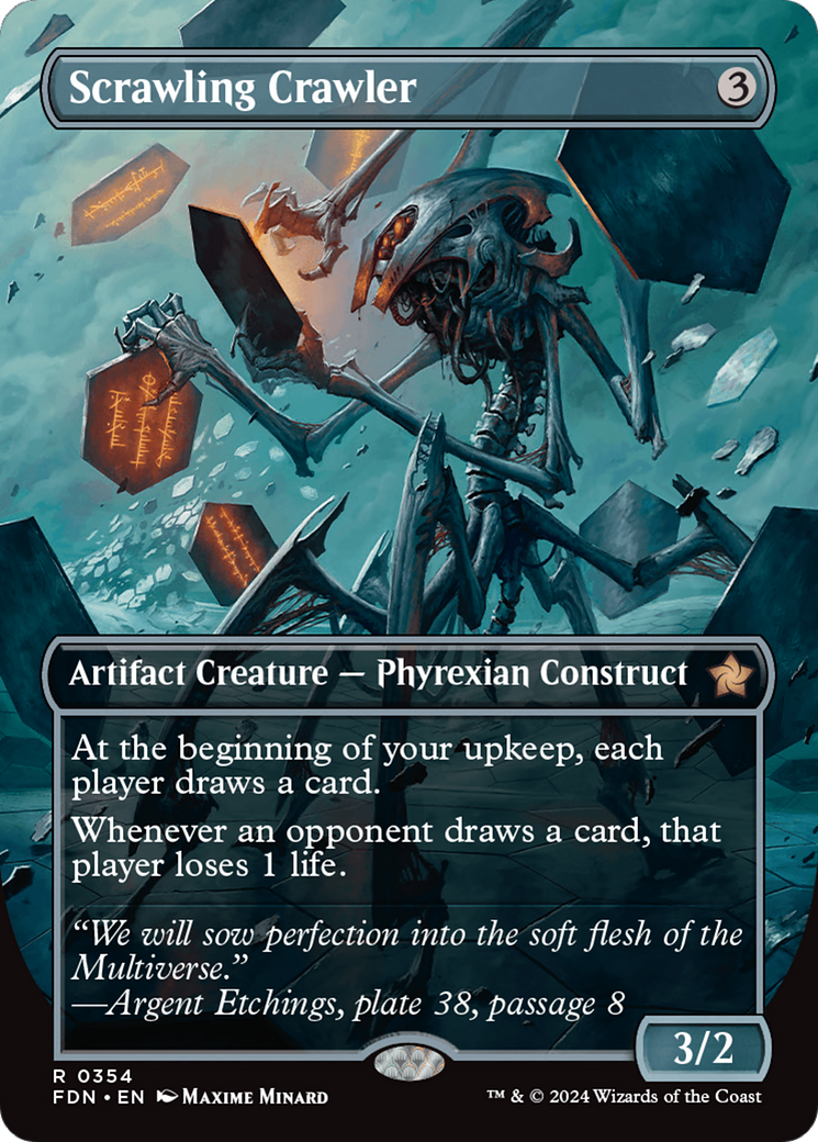 Scrawling Crawler (FDN-354)  - Foundations (Borderless)
