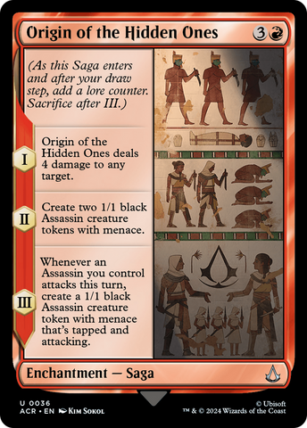 Origin of the Hidden Ones (ACR-036)  Foil - Assassin's Creed