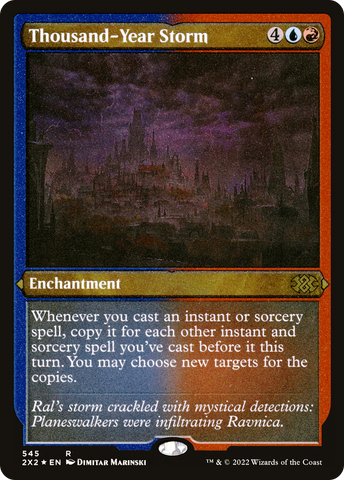 Thousand-Year Storm (Foil Etched) (2X2-545)  Foil - Double Masters 2022