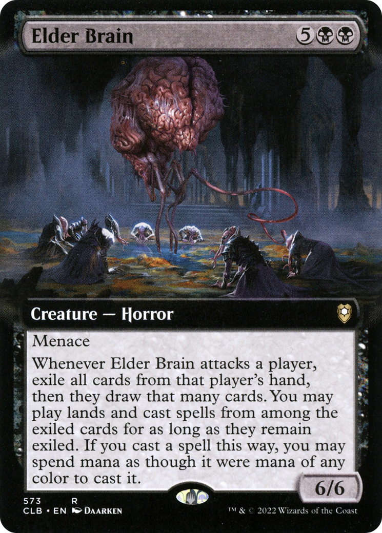 Elder Brain (Extended Art) (CLB-573)  - Commander Legends: Battle for Baldur's Gate: (Extended Art)