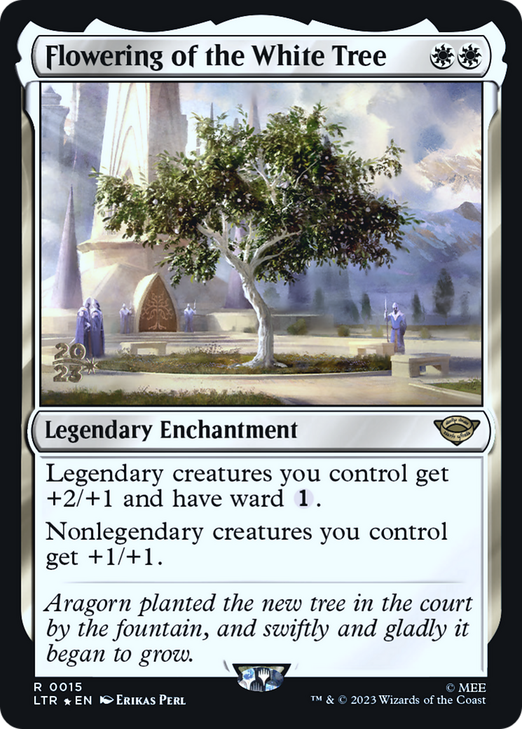 Flowering of the White Tree (PRE-015)  Foil - Tales of Middle-earth Promos