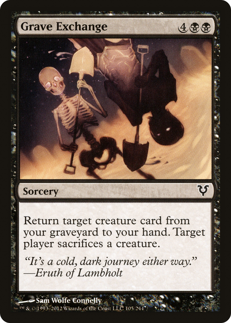 Grave Exchange (AVR-105)  Foil - Avacyn Restored
