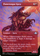 Flametongue Kavu (Borderless) (DMR-432)  - Dominaria Remastered