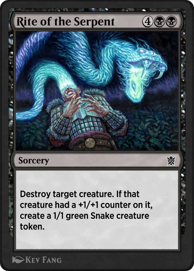 Rite of the Serpent (KTK-86Y)  - Khans of Tarkir