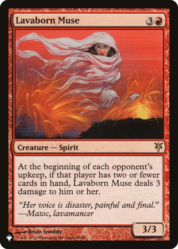 Lavaborn Muse (LIST-DDK-50)  - The List