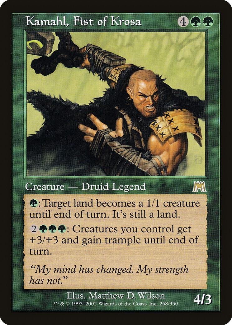 Kamahl, Fist of Krosa (ONS-268)  - Onslaught