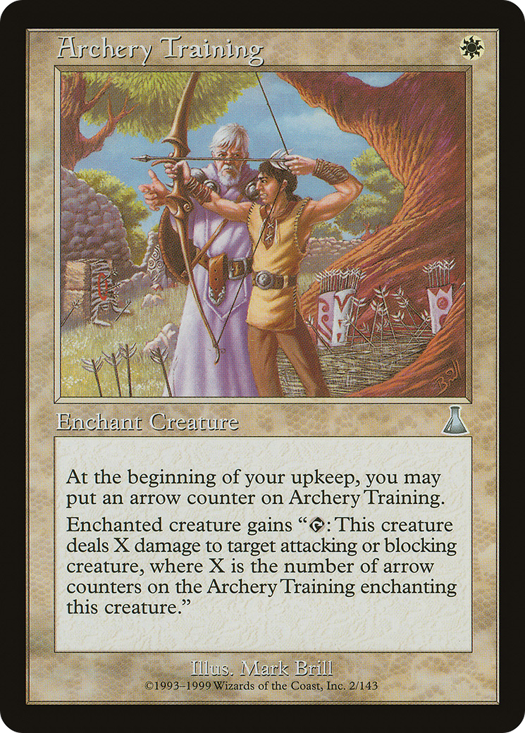 Archery Training (UDS-002)  - Urza's Destiny