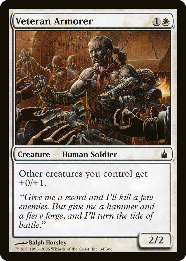 Veteran Armorer (RAV-034)  - Ravnica: City of Guilds
