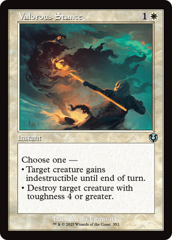Valorous Stance (Retro Frame) (INR-352)  - Innistrad Remastered