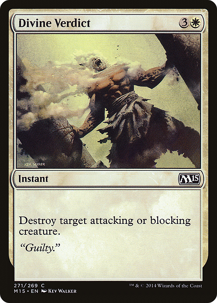 Divine Verdict (M15-271)  Foil - Magic 2015