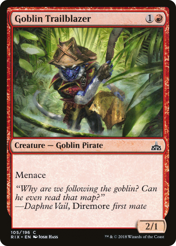 Goblin Trailblazer (RIX-105)  - Rivals of Ixalan