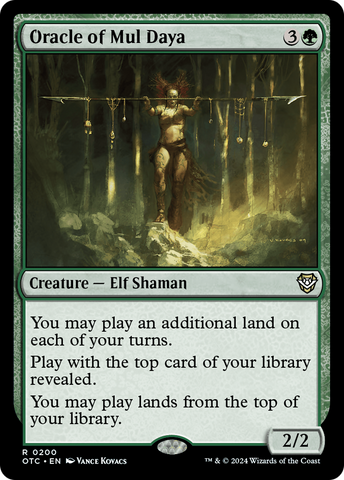 Oracle of Mul Daya (OTC-200)  - Outlaws of Thunder Junction Commander