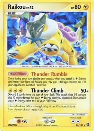 Raikou 016/132  - Holofoil Miscellaneous Cards & Products - Promo