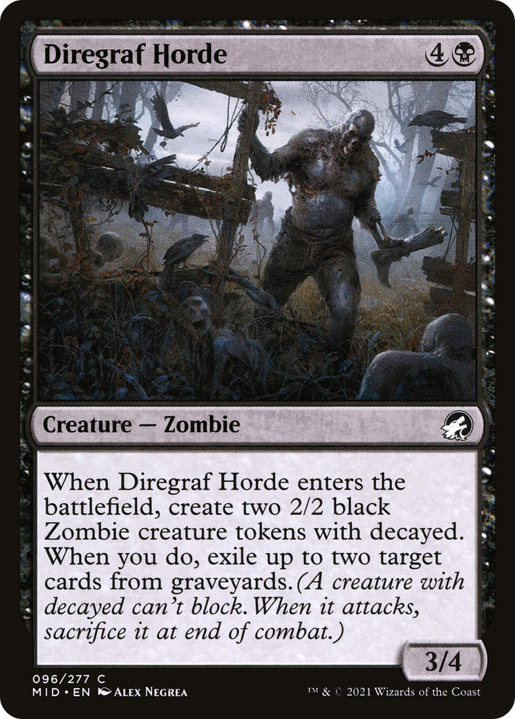 Diregraf Horde (MID-096)  - Innistrad: Midnight Hunt