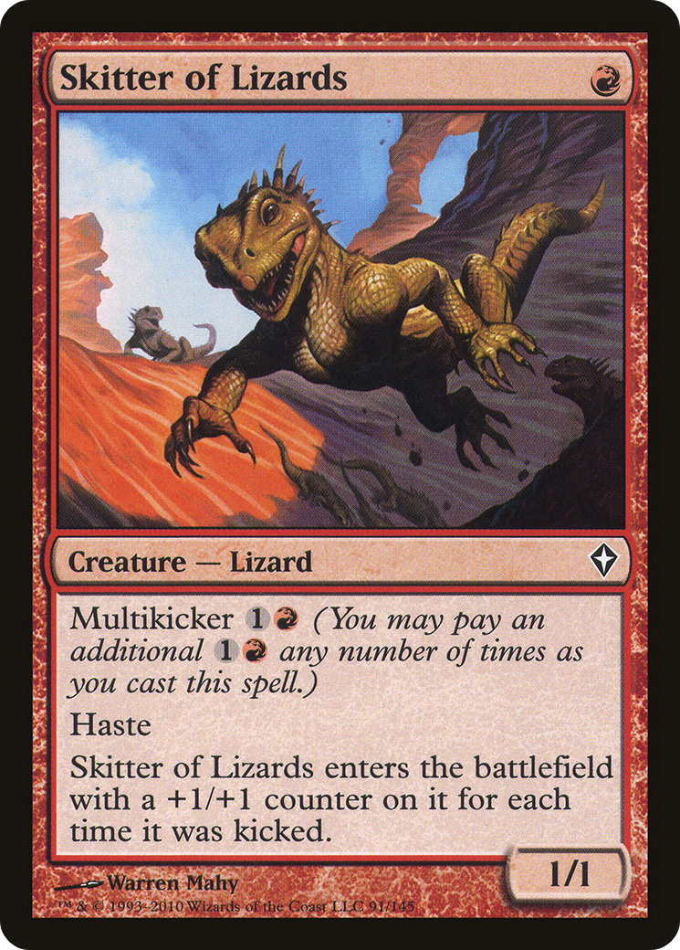 Skitter of Lizards (WWK-091)  - Worldwake