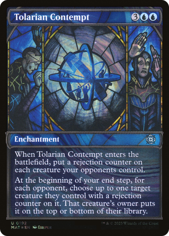 Tolarian Contempt (Halo Foil) (MAT-192)  Foil - March of the Machine: The Aftermath: (Showcase)