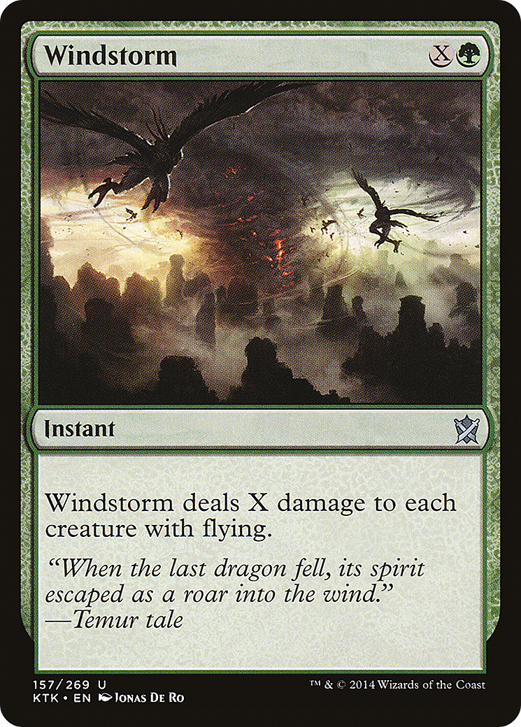 Windstorm (KTK-157)  Foil - Khans of Tarkir