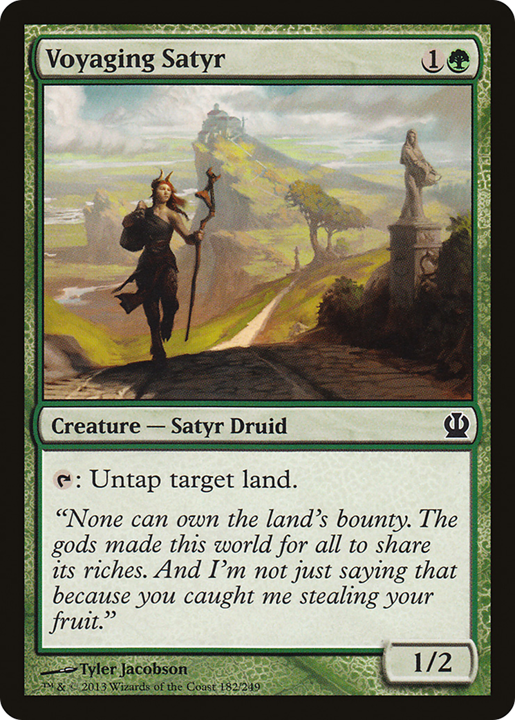 Voyaging Satyr (THS-182)  - Theros
