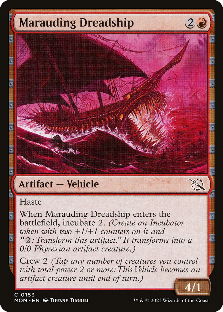Marauding Dreadship (MOM-153) - March of the Machine Foil
