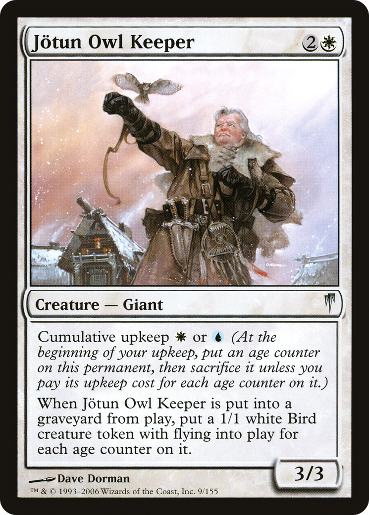 Jotun Owl Keeper (CSP-009)  Foil - Coldsnap