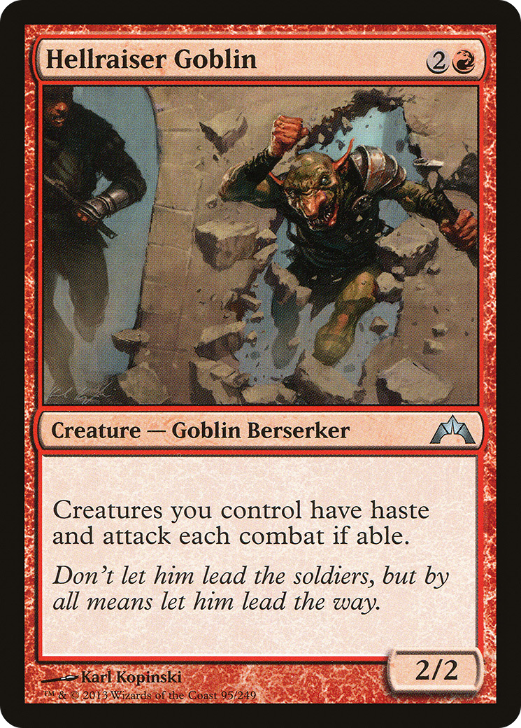 Hellraiser Goblin (GTC-095)  - Gatecrash