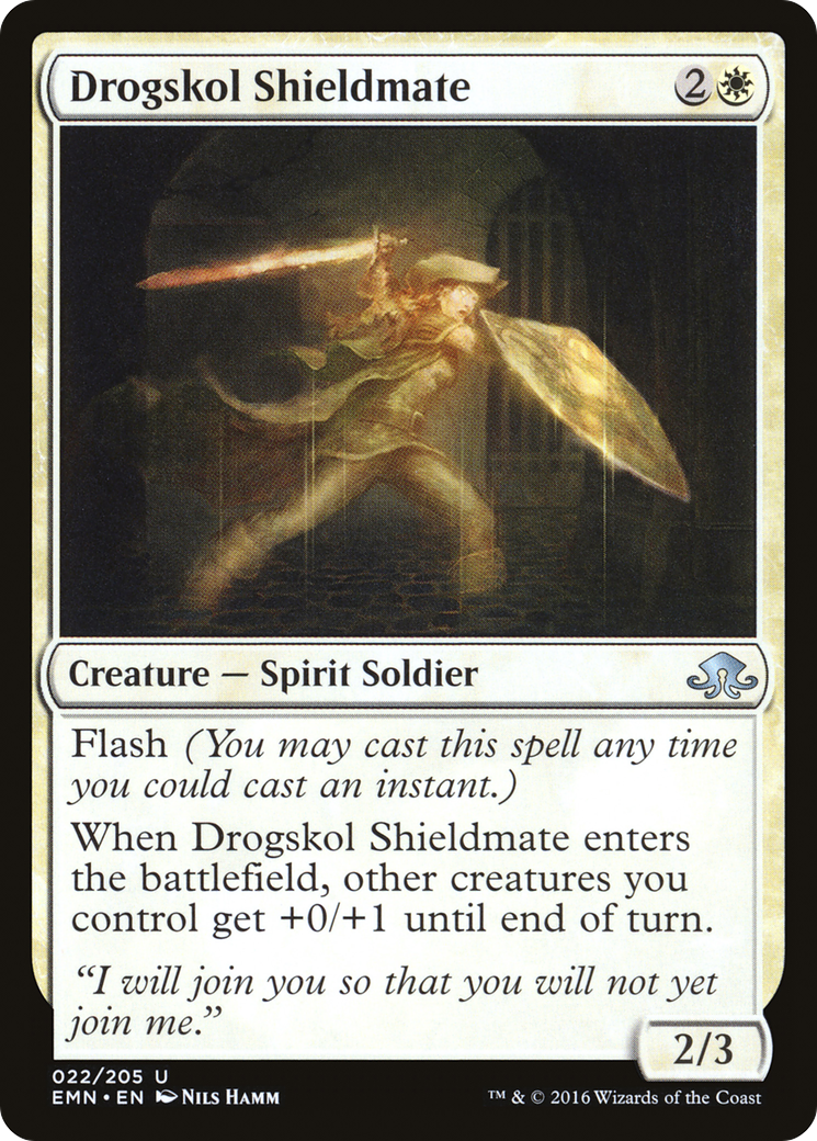 Drogskol Shieldmate (EMN-022)  - Eldritch Moon