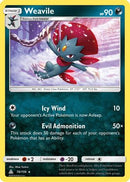 Weavile 074/156  - Holofoil SM  Ultra Prism - Holo Rare
