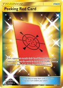 Peeking Red Card (Secret Rare) 169  - Holofoil SM  Ultra Prism - Secret Rare