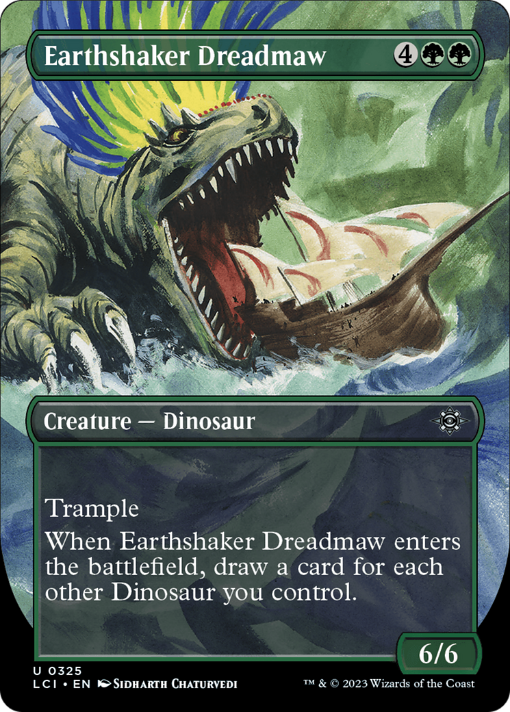 Earthshaker Dreadmaw (Borderless) (LCI-325)  - The Lost Caverns of Ixalan