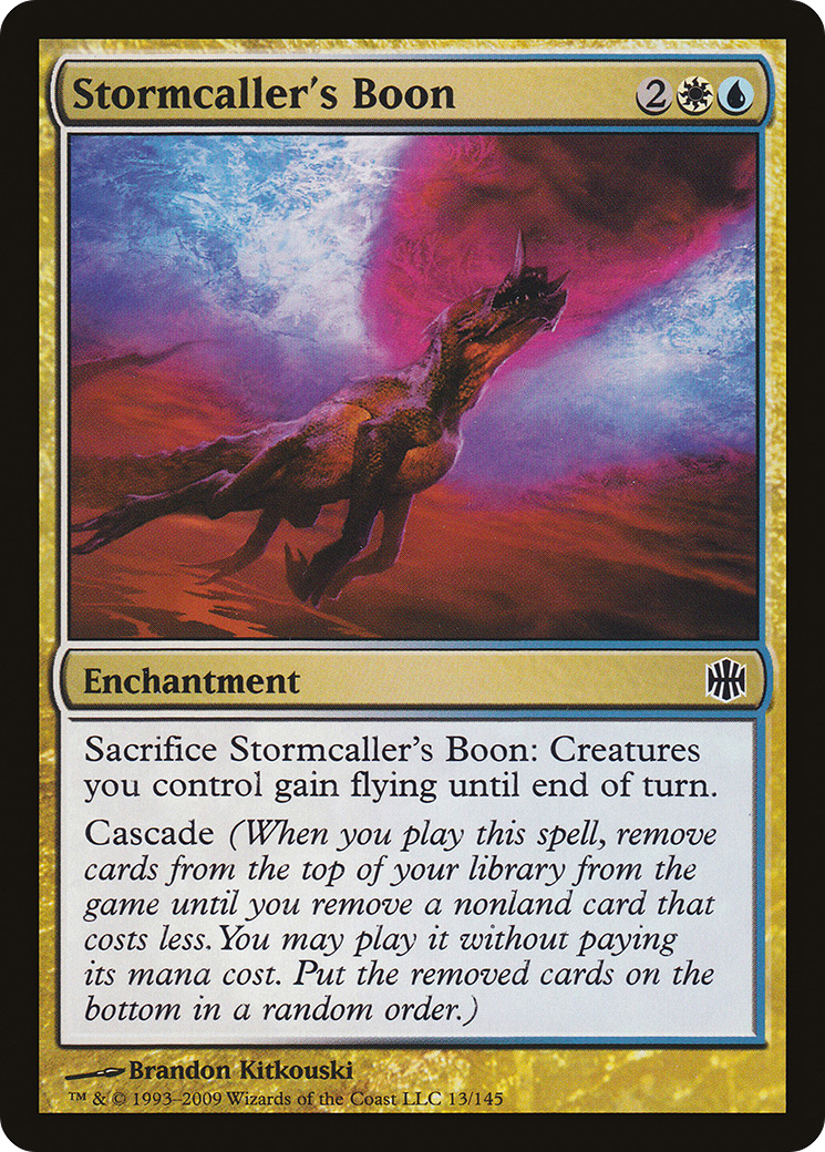 Stormcaller's Boon (ARB-013)  Foil - Alara Reborn