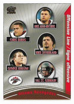 2004 Pacific CFL Canadian Football League Ottawa Renegades Team Set of 12 Cards