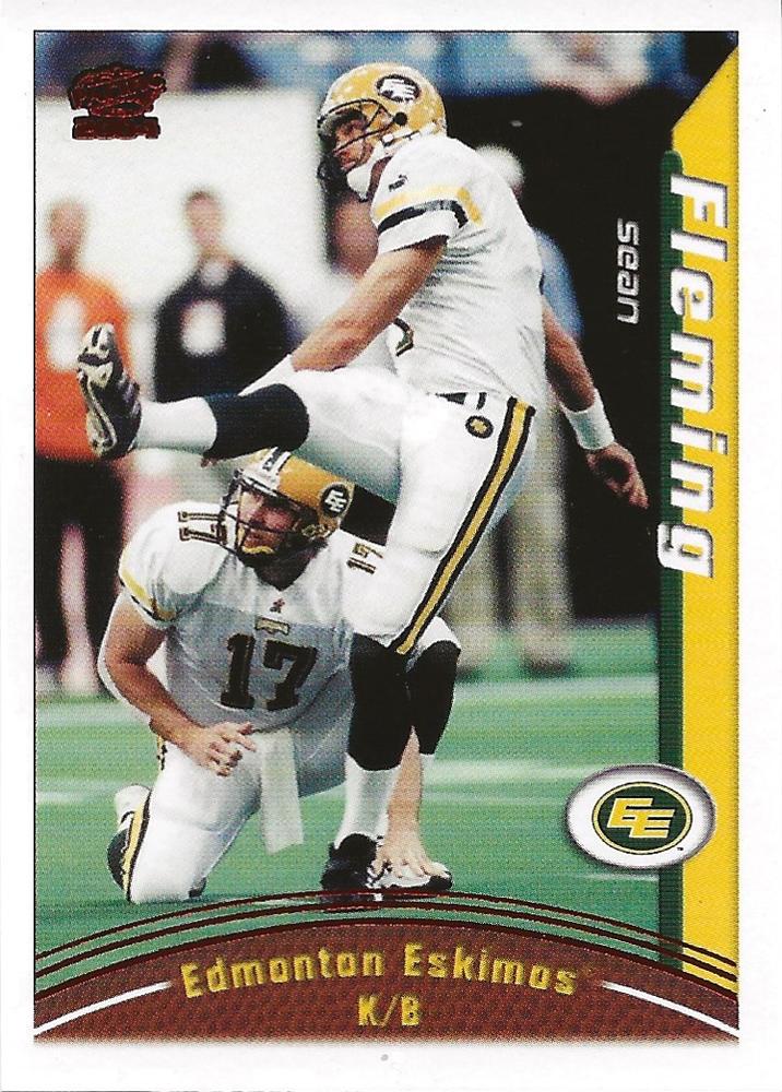 2004 Pacific CFL Canadian Football League Red Parallel Set of 110 Cards