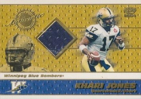 2004 Pacific CFL Game-Worn Jersey Short Print