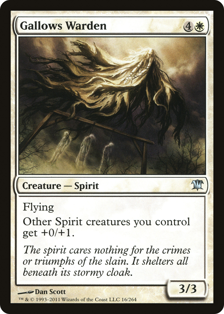 Gallows Warden (ISD-016)  Foil - Innistrad