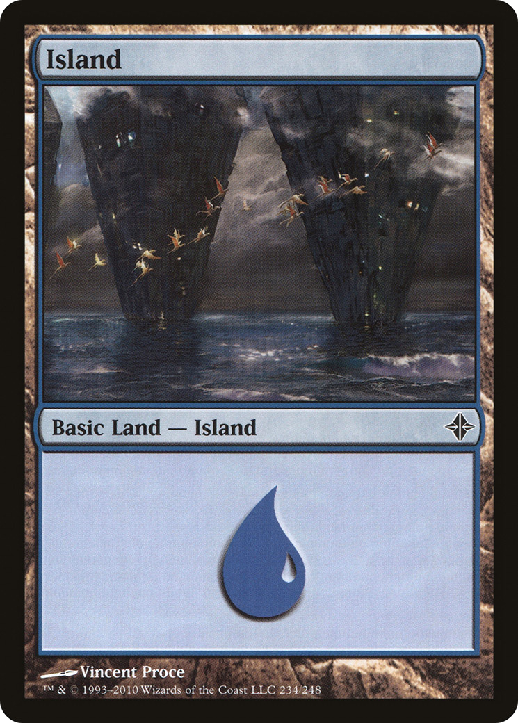 Island (234) (ROE-234)  - Rise of the Eldrazi