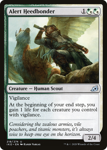 Alert Heedbonder (IKO-218)  Foil - Ikoria: Lair of Behemoths