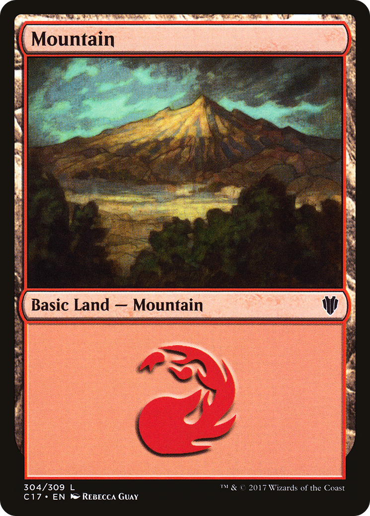 Mountain (304) (C17-304)  - Commander 2017