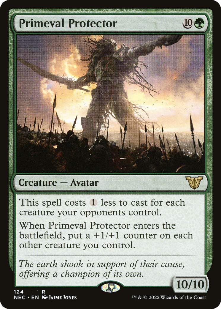 Primeval Protector (NEC-124)  - Neon Dynasty Commander