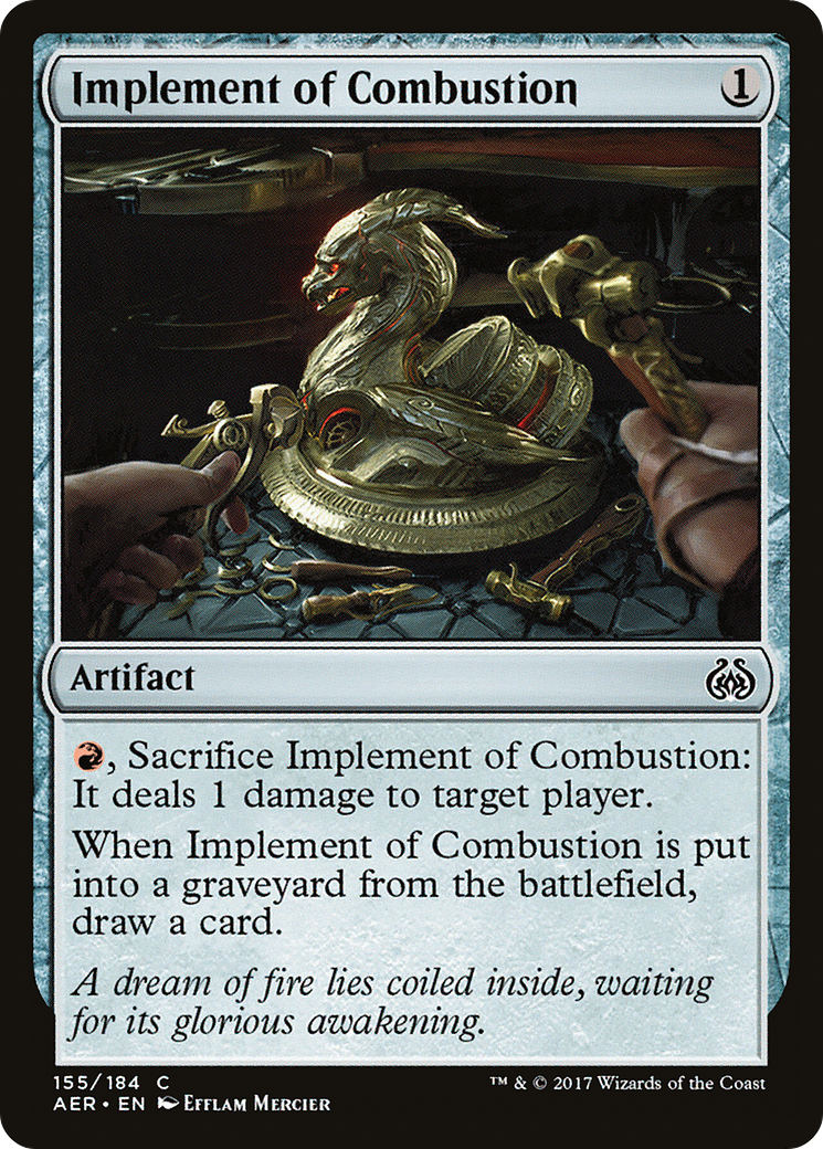 Implement of Combustion (AER-155)  Foil - Aether Revolt