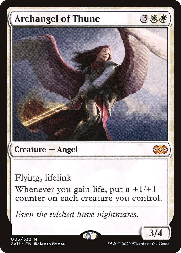 Archangel of Thune (2XM-005)  Foil - Double Masters